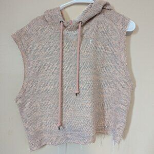 Zyia Pink Bianca Crop Hoodie